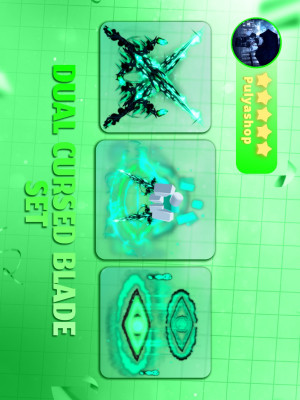 🍀DUAL CURSED BLADE SET🍀