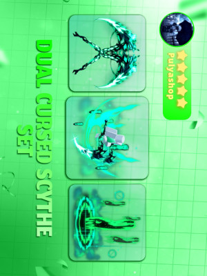 🍀DUAL CURSED SCYTHE SET🍀