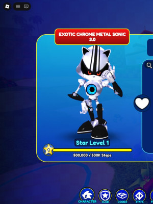 exotic chrome metal sonic 3.0