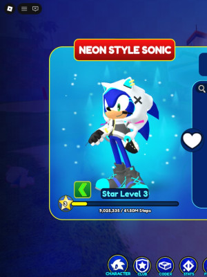 neon suit sonic