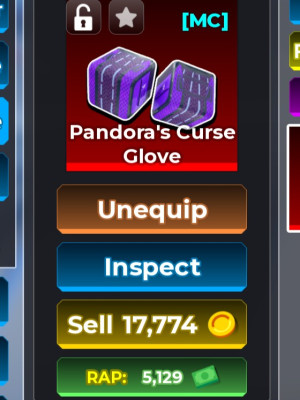 Pandora Curse Glove | 5k rap | перчатки ящик пандоры