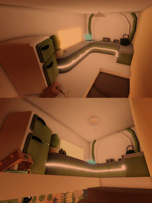 «cute green home»