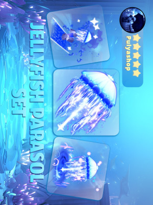 🌊JELLYFISH PARASOL SET🌊