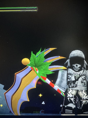 Festive scythe