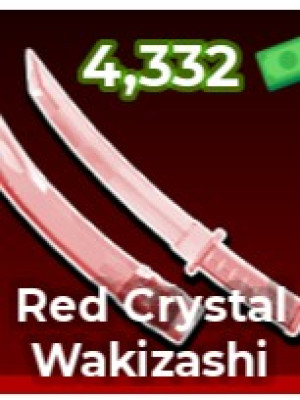 Red crystal wakizashi