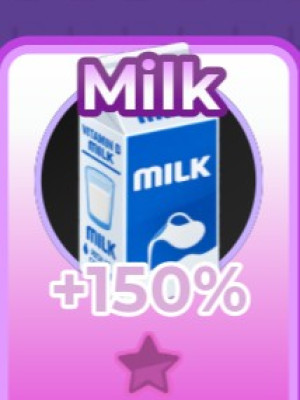 Milk | Молоко | +150% | ⭐: 0