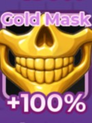 Gold Mask | Золотая маска | +100% | ⭐: 0