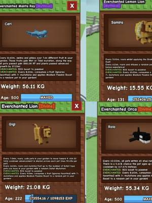 Everchanted Manta Ray+Everchanted Lion+Everchanted Orca+Everchanted Lemon Lion