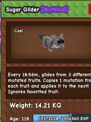 Everchanted Mimic Octopus 84.65 KG+Sugar Glider+Shroomie+Shroomie
