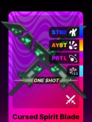 Cursed Spirit Blade dual + portal aura