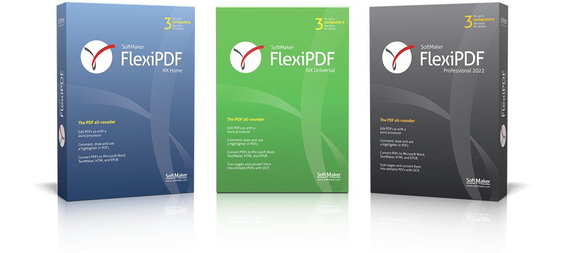 SoftMaker FlexiPDF Standard 2022+ | Лицензия ключ, код. Редактировать текст, фото PDF