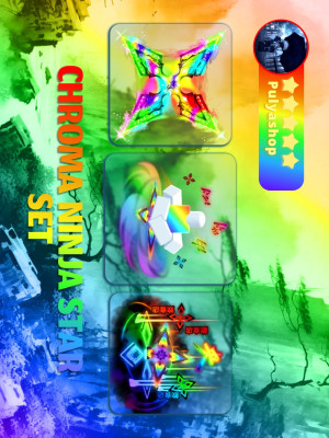🌈CHROMA NINJA STAR SET🌈