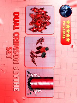 🧧DUAL CRIMSON SACYTHE SET🧧
