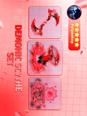 👹 DEMONIC SCYTHE SET👹