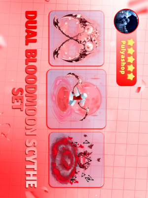 🔴DUAL BLOODMOON SCYTHE SET🔴