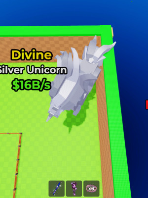 Divine Silver Unicorn