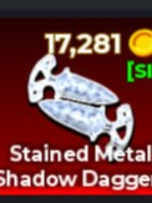 Stained Metal Shadow Daggers [SI]