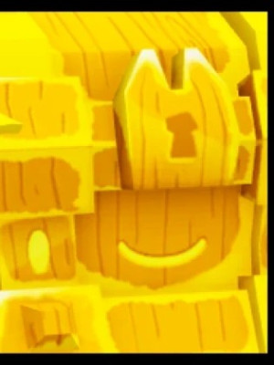 Huge autumn chest mimic (GOLD)