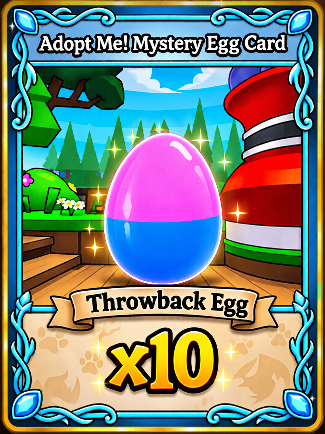 Throwback egg 10 штук