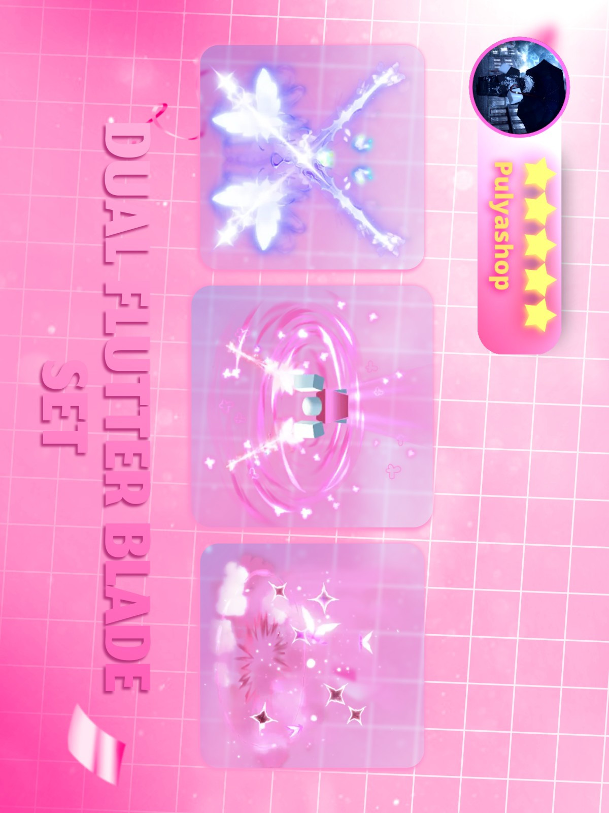 🦋DUAL FLUTTER BLADE SET🦋