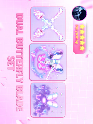 🦋DUAL BUTTERFLY BLADE SET🦋