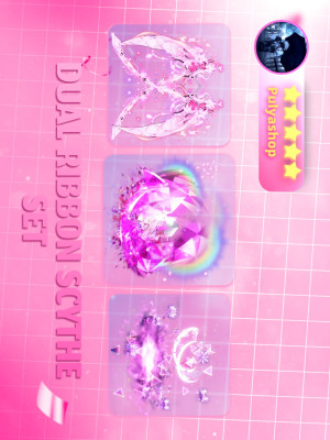 💎🌺DUAL RIBBON SCYTHE SET🌺💎