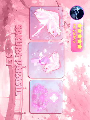 🌸SAKURA PARASOL SET🌸