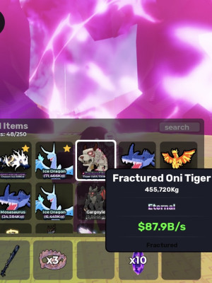Eternal ONI Tiger 88B/Sec Fractured TOP Pet