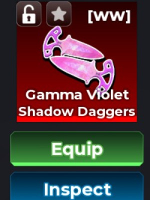 Gamma Violet Shadow Daggers