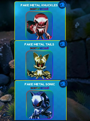 ❗FAKE METAL KNUCKLES + TAILS + SONIC❗УСПЕЙ КУПИТЬ ПО МАЛЕНЬКОЙ ЦЕНЕ
