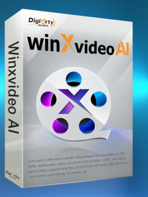 WinXvideo AI | Лицензионный ключ, код активации. Конвертер видео/аудио с ИИ-функциями