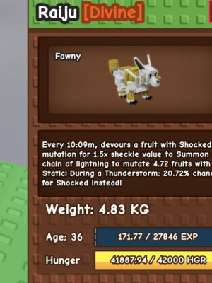 mimic 151kg+Rainbow Peach Wasp+Everchanted Brontosaurus+Raiju