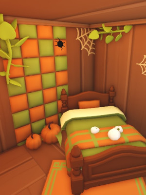 🎃 HALLOWEEN TINY HOME С КРУТЫМ ДЕКОРОМ | Уютный дом Adopt Me 🦇