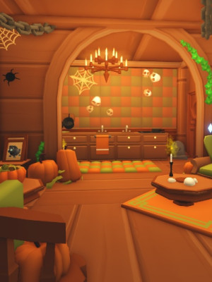 🎃 HALLOWEEN TINY HOME С КРУТЫМ ДЕКОРОМ | Уютный дом Adopt Me 🦇
