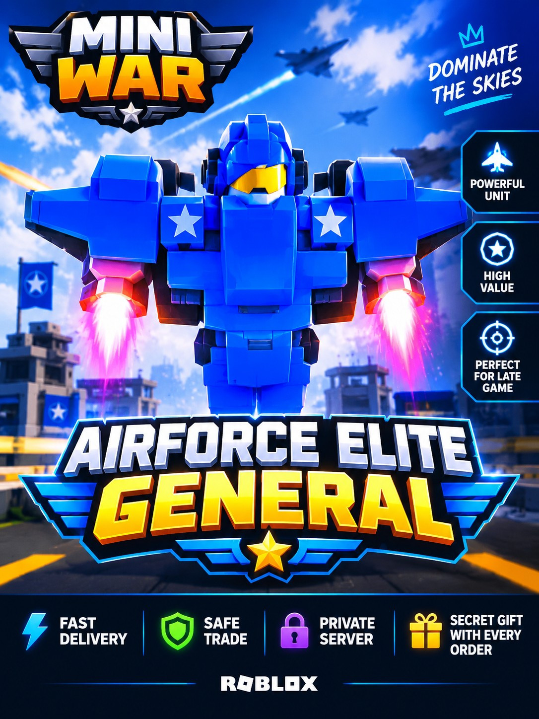 Airfoce Elite General (+ SECRET GIFT)