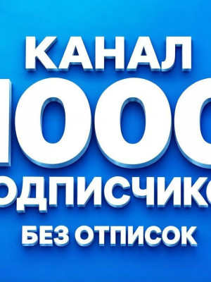 идеальный канал с 1000 подписчиками