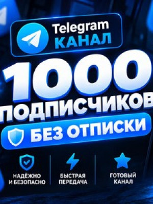 идеальный канал с 1000 подписчиками