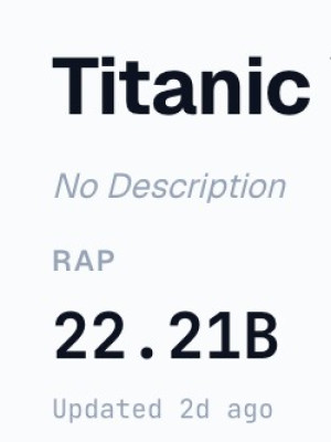 Titanic Vampire Agony! Rap 22B! Exists 300! Pet sim 99