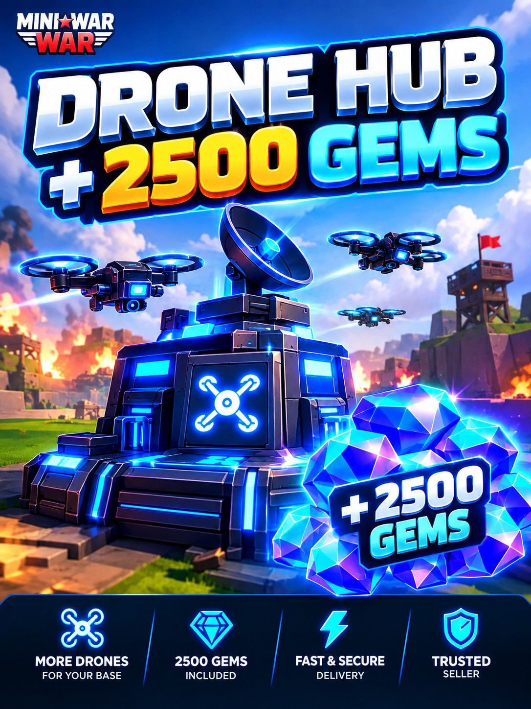 Drone Hub + Gem Pack