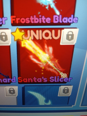 меч  Santaś Slicer не дорого выгодная цена выдача через ник