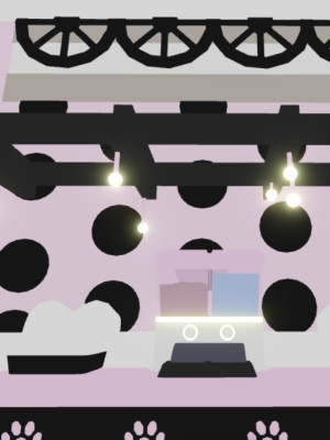 Домик polka dot