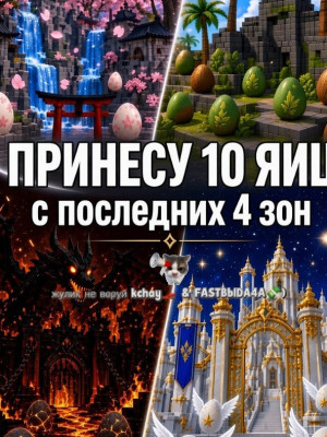 Принесу вам яйки с последней зоны 4 штуки очень выгодно