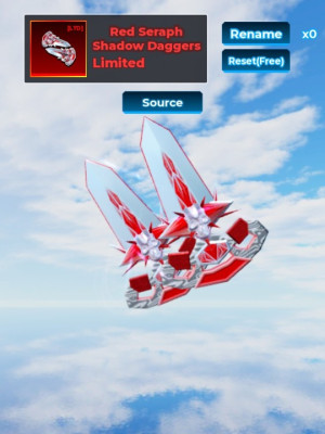 Shadow daggers red seraph