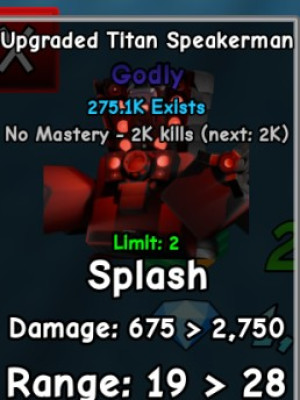 Godly Upgraded Titan Speakerman