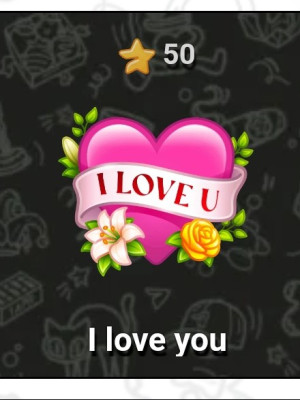 I love you