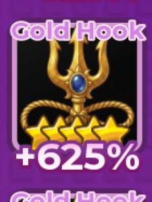 ⏫ Gold Hook | Золотой Крюк | +625% | ⭐: 5