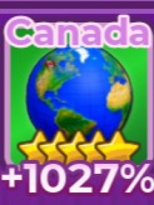 Canada | Канада | +1027% | ⭐: 5