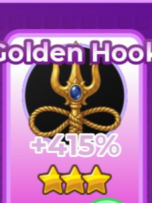 ⏫ Gold Hook | Золотой Крюк | +415% | ⭐: 3