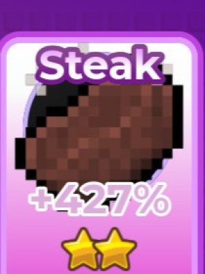 Steak | Стейк | +427% | ⭐: 2