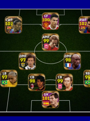 Аккаунт eFootball с отличными игроками: Iconic Messi и CR7